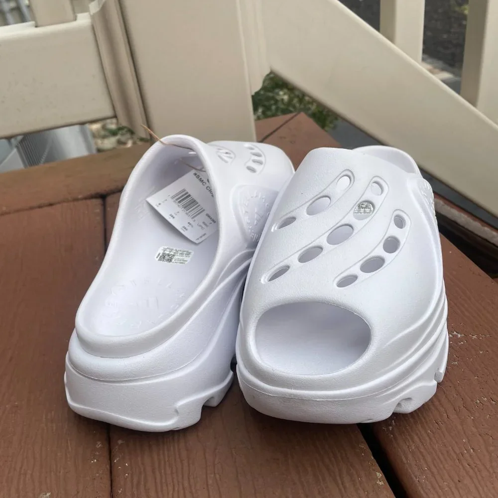 NWT ADIDAS by STELLA MCCARTNEY CLOG 8 Women's Platform Open Toe Slip On NEW - Picture 3 of 12